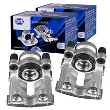 2x HELLA BREMSSATTEL HINTERACHSE passend für BMW 1er E87 3er E90 E93 X1 E84