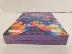 Tetris Nintendo Entertainment System NES, 1989 W/ Box Hangtab Sticker Seal