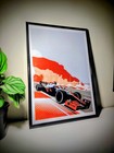 Lando Norris F1 Formula 1 McLaren Poster 45x32cm FREE POSTAGE & FRAME INCLUDED