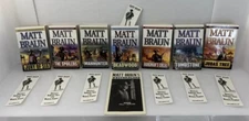 Matt Braun Author’s Copy 7 Book Set Luke Starbuck Series + Bookmarks&Newsletter