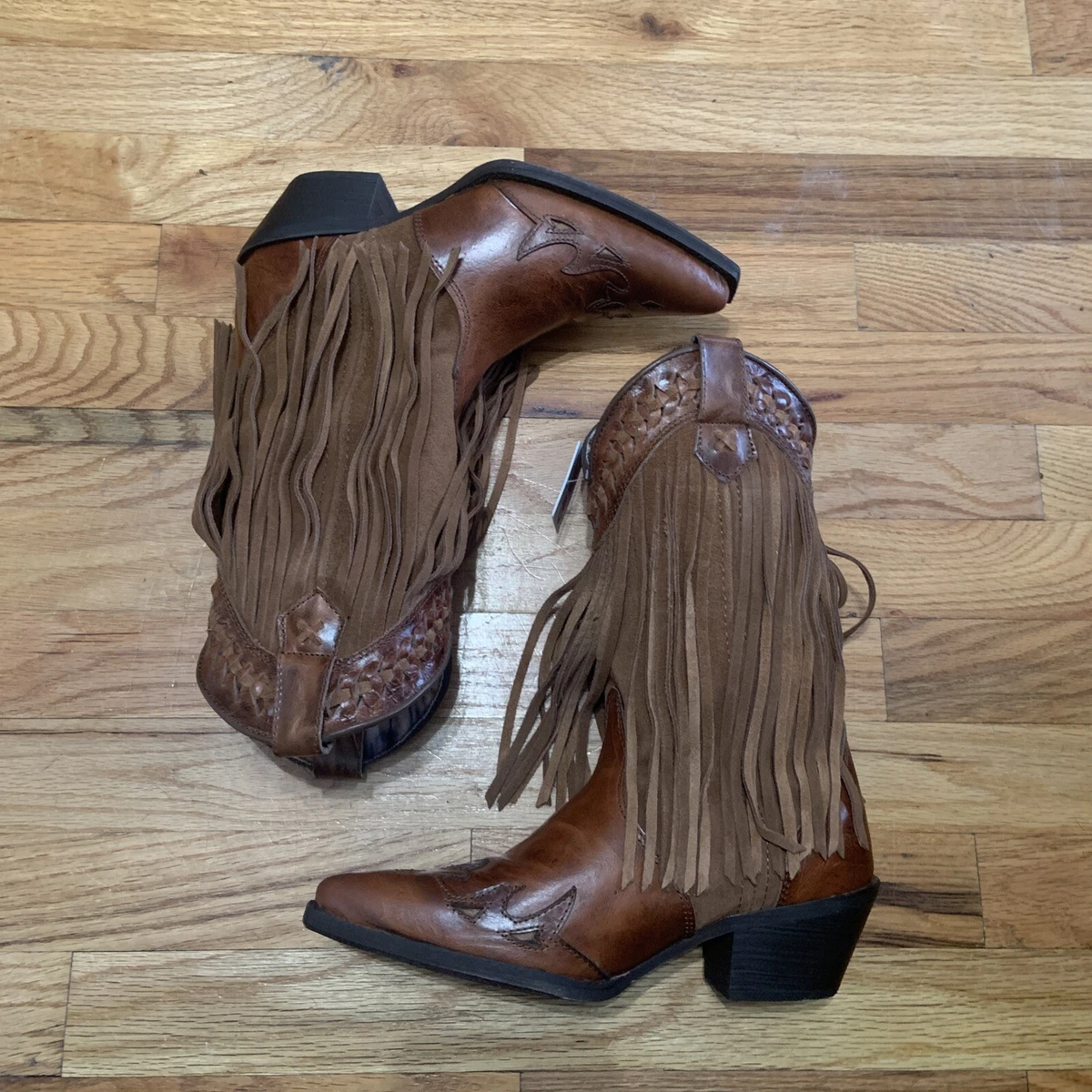 Dingo boots with clearance fringe