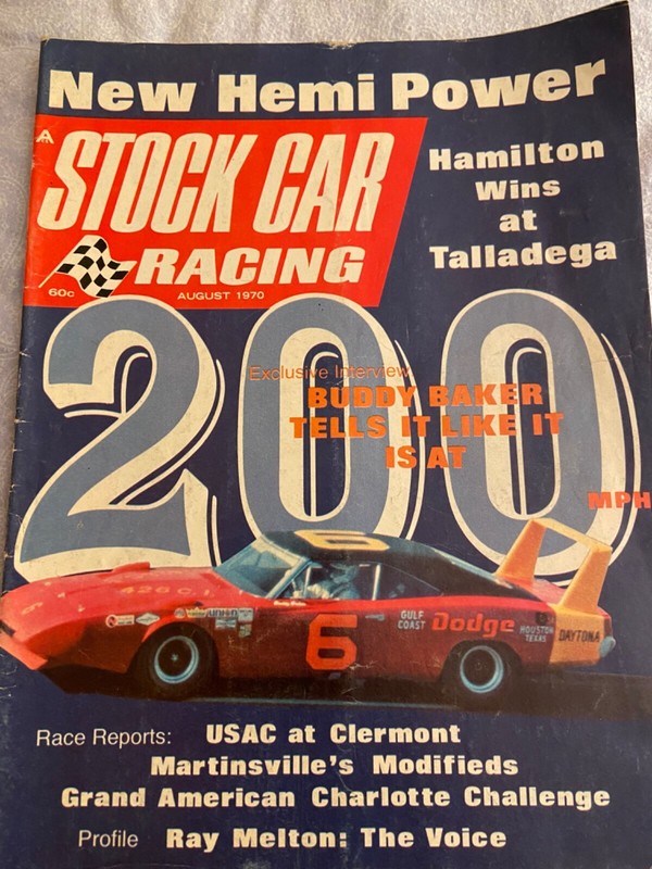 Stock Car Racing    August 1970