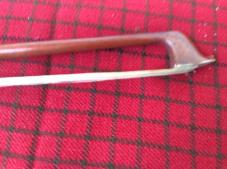  Винтажный альт бант 29 дюймов длиной 45 г, вероятно, немецкий середины века   - Изображение 3 из 4