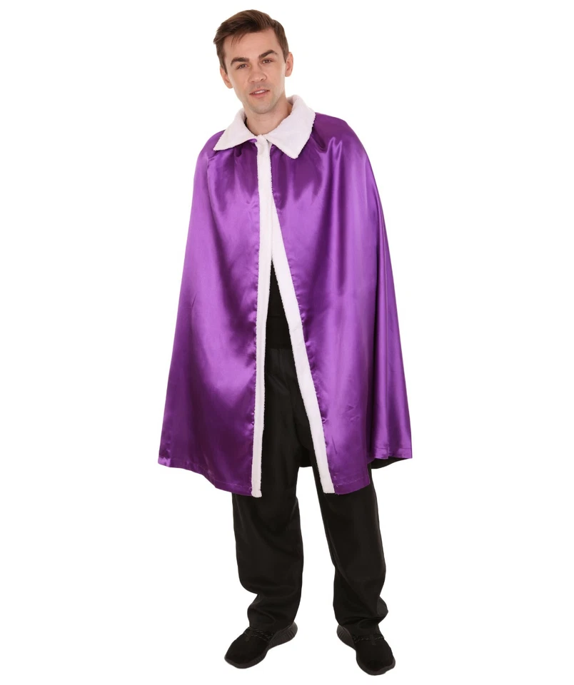 Disfraz de bata reversible de rey para hombre adulto | Opciones de color múltiples HC-821 Foto 3 de 4