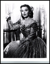 Hollywood Beauty HEDY LAMARR IMPRESIONANTE RETRATO AÑOS 50 POSE ELEGANTE Foto 668