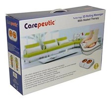 NEW Carepeutic KH263 TurboLogy Hula Disc 3D Rolling Foot Massager w Heat Therapy