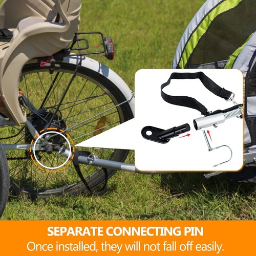 Durable Bike Trailer Hitch Connector - Alloy Steel Coupler for Safe Transport - Picture 6 of 9