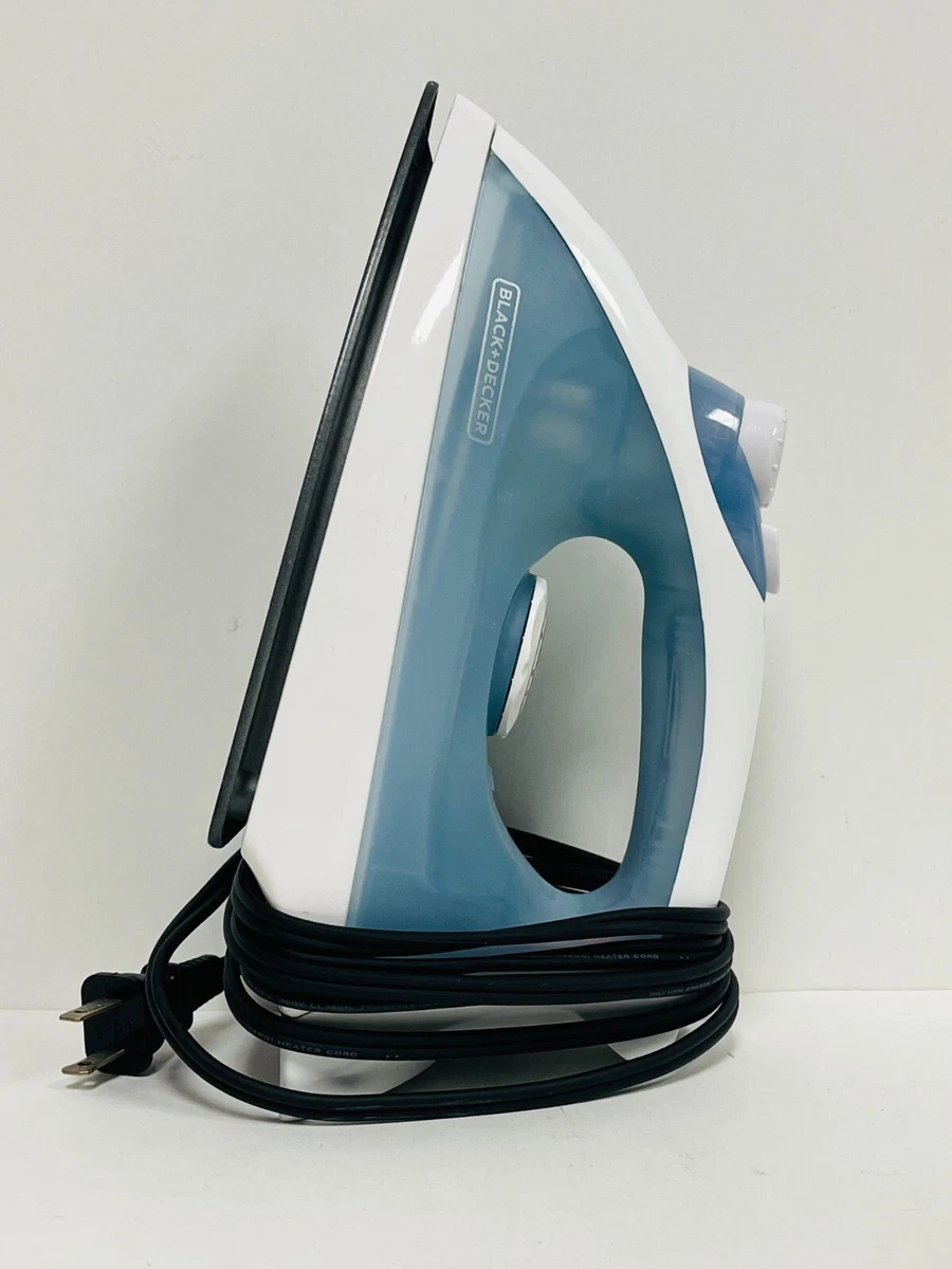 BLACK DECKER F210 Compact Steam Iron Nonstick Soleplate OPEN BOX USED