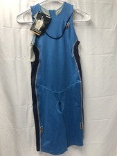 Womens Ironman Activewear Extreme Bodysuit Sea Blue Size L. Retails 159.99 NWT