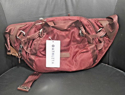 New Athleta Excursion Large Waistbag Cherrywood
