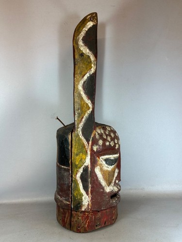 240912 - Old Rare Yoruba Head mask - Nigeria. - Picture 4 of 11