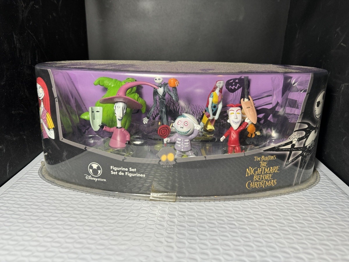 Tim Burton’s set Disney The Nightmare Before Christmas Toy 7 Piece Figurine Set Tim