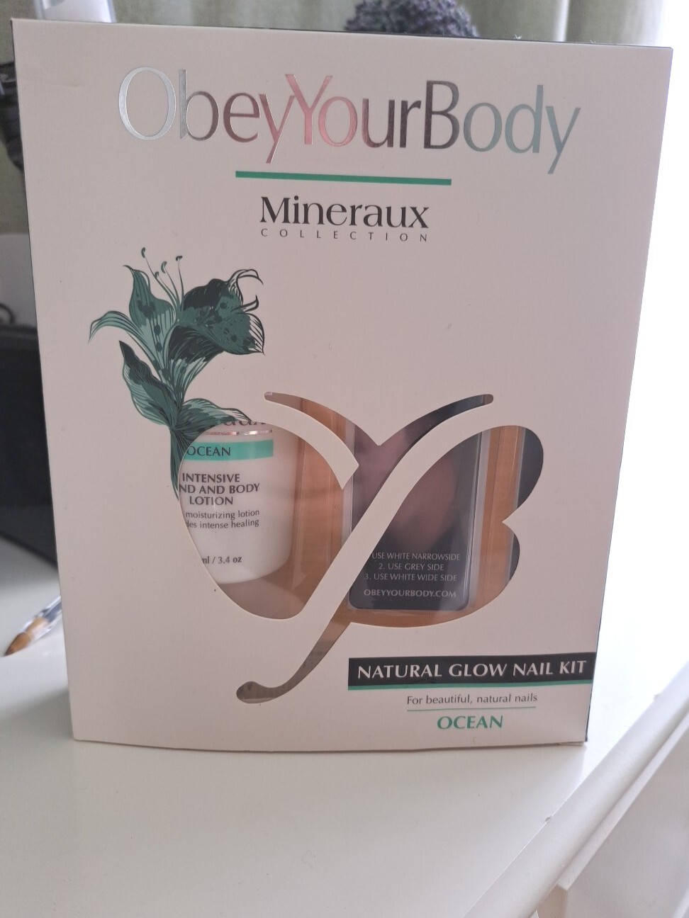 Obey Your Body Mineraux Natural Glow Nail Kit Ocean eBay