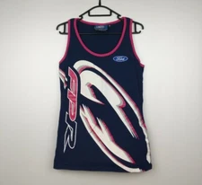 Ford Performance Racing Official Women's Size 10 Blue Large Logo Graphic Tank 