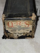 Vintage QRS Record Music Player Piano WORD Roll #8095 ALL THROUGH THE DAY 