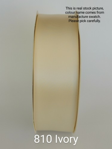 NEW Double Sided Satin Ribbon Premium High Quality 16mm 25mm 32mm 38mm 50mm - Picture 67 of 71