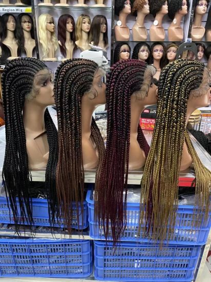 Used Braid Lace Front Wig Amazon.com : AFBeauty Blonde Braid Wigs for Women Box  main image 4