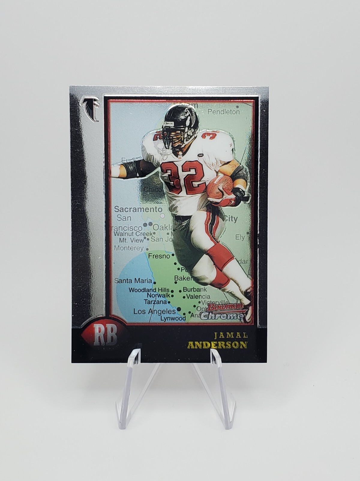 1998 Bowman Chrome Interstate #77 Jamal Anderson