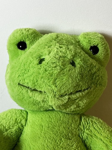 Frog Build A Bear Spring Green Plush 16” Stuffed Animal Collectible Toy Lovey - Picture 7 of 11