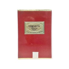 Red Congress Single Deck Playing Cards Frisco Railroad Cel-U-Tone - Vintage