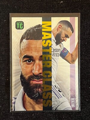 CARD PANINI TOP CLASS 2023 KARIM BENZEMA REAL MADRID MASTERCLASS # 247 MINT