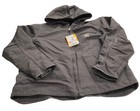 Carhartt Women's Grey Purple Sherpa Lined Loose Fit Washed Duck Jacket Large