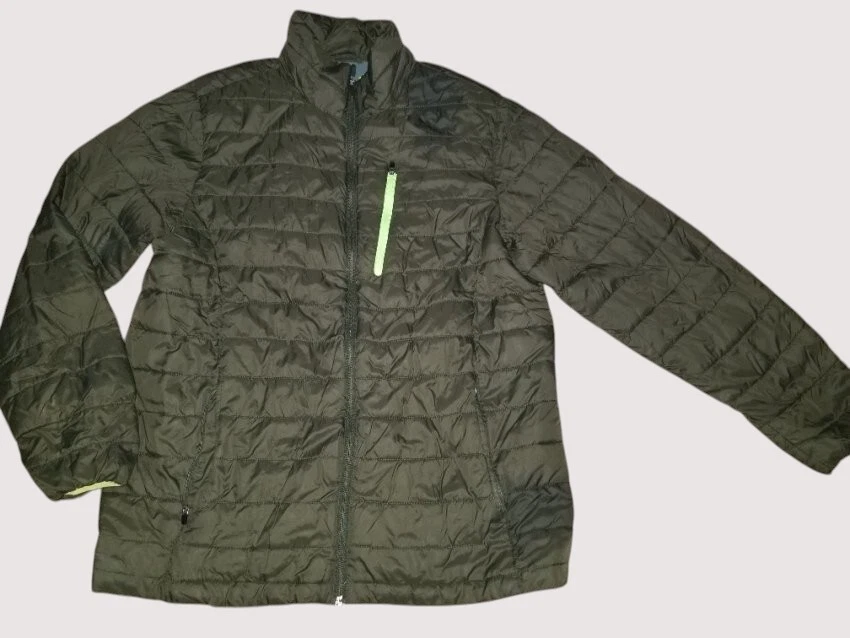 * XERSION Dark Green Packable Puffer Jacket Mens MEDIUM - Image 3 of 3