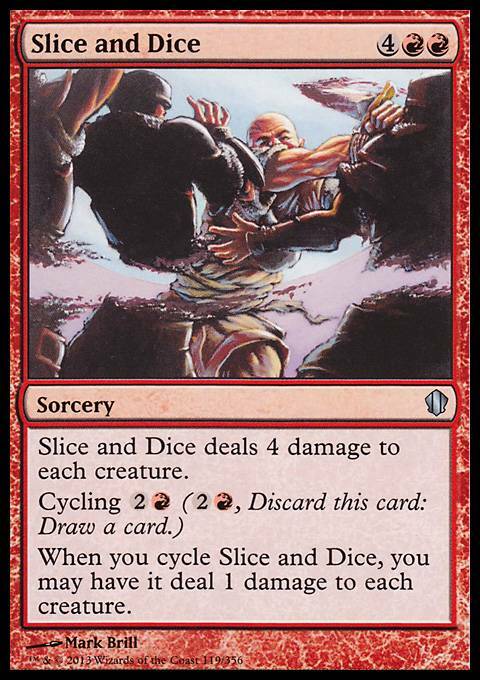 Magic the Gathering MTG Slice and Dice (119) Commander 2013   LP