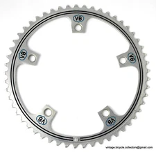 Vintage Eroica Race Bike Ofmega CHAINRING Panto Engraved VB - 53T - 144BCD