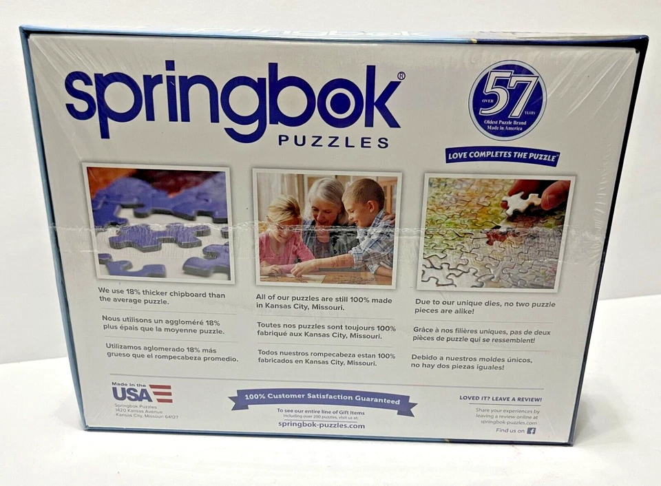 MOUNTAIN VIEW 500 Piece Jigsaw Puzzle Beautiful Church Springbok SEALED - Image 2 of 4