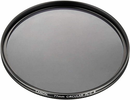 Circular polarizing filter for Canon camera PL-C B 77mm