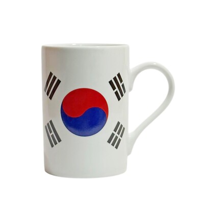 SÜDKOREA Becher Kaffeebecher Flagge Fahne Tasse Porzellan Wappen NEU