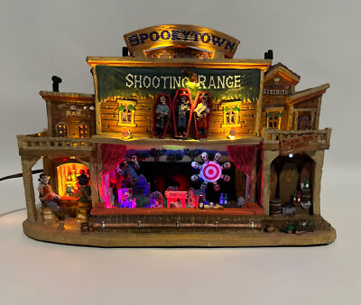 Lemax Spoohy Town Collection 2010 Shooting Range # 05013 Works (House Only)
