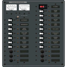 Blue Sea DC Circuit Breaker Power Distribution Panel Main + 22 Position 8380