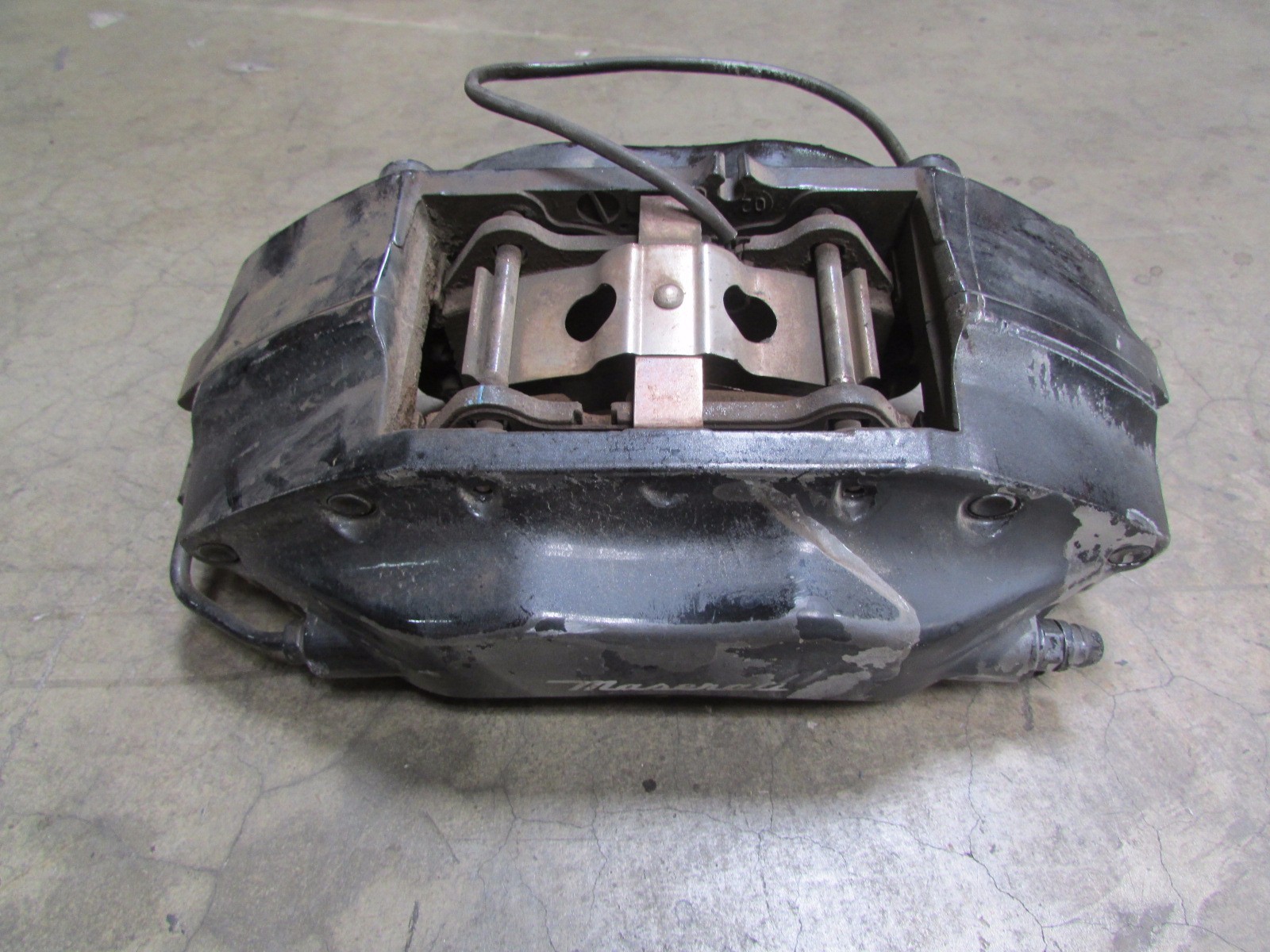 Maserati Coupe, Spyder, RH, Right Front Brake Caliper, Black Painted Silver Used