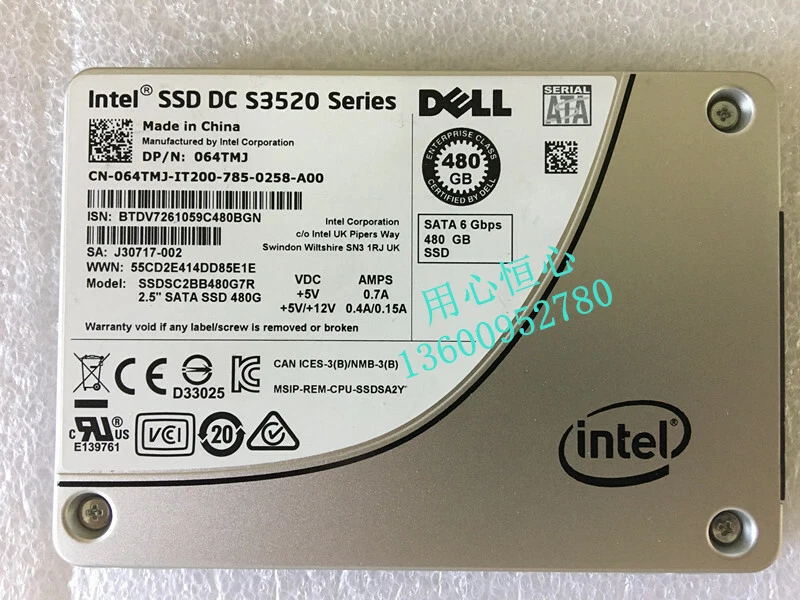 Ssdsc2bb480g701 sale