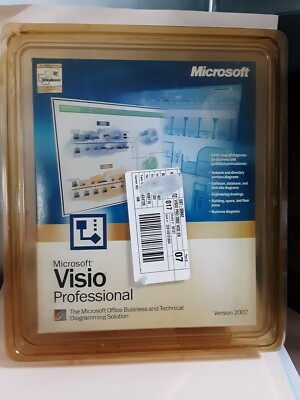 Microsoft Visio Professional Version 2002_Sealed in clamshell | eBay