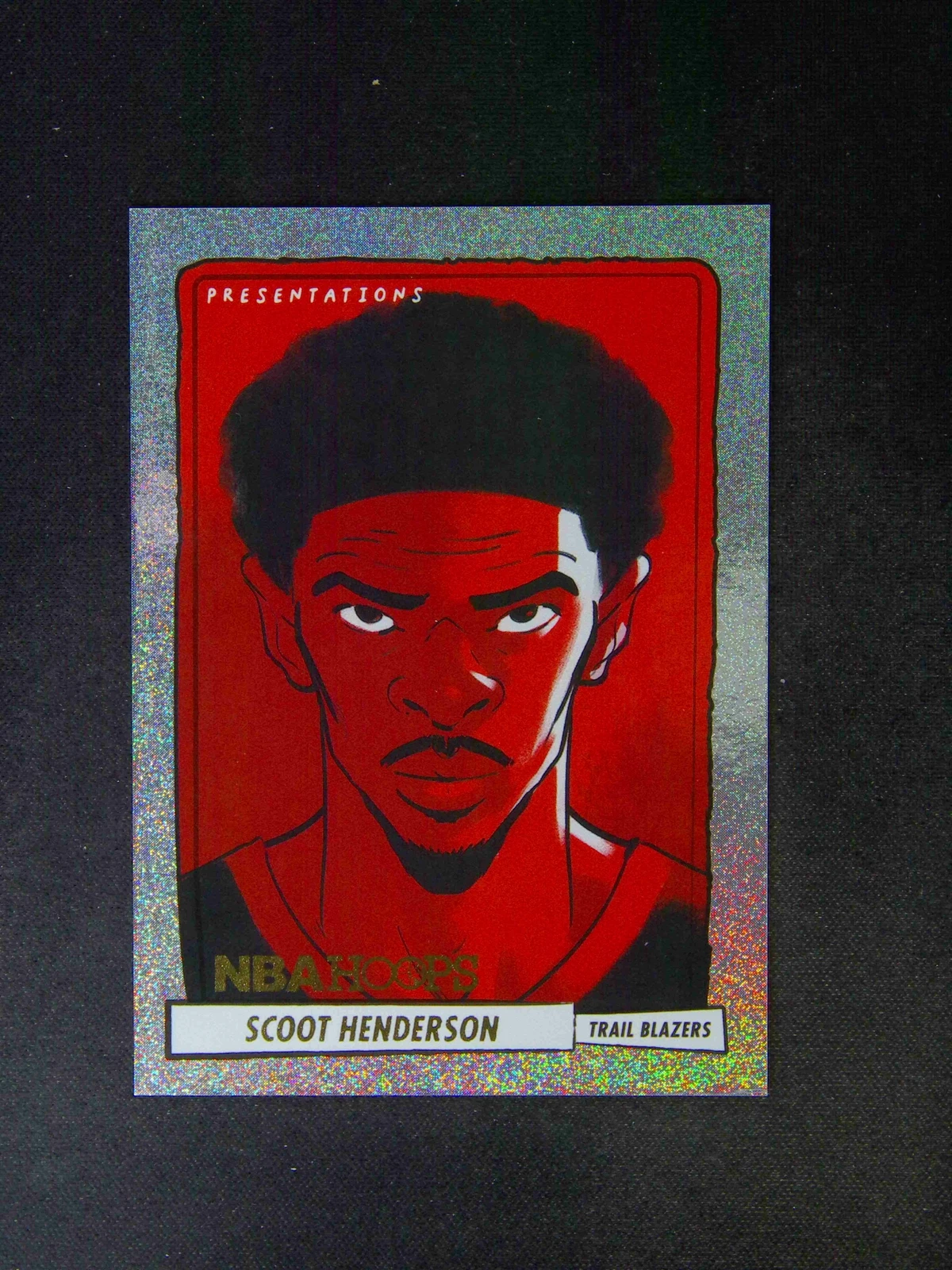 2023-24 Panini NBA Hoops Scoot Henderson #19 RC Rookie Presentations SSP