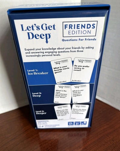 Let's Get Deep Adult Party Game Friends Edition by What Do You Meme? Open Box - Picture 3 of 4