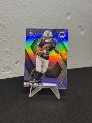 2025 Panini - Mosaic Ashton Jeanty #345 Silver Holo RC Rookie Raiders