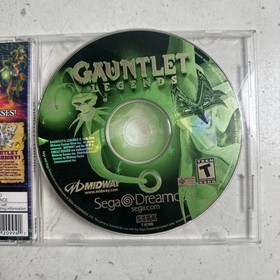 Gauntlet Legends (Sega Dreamcast, 1998) Midway Role-Playing Shooter Video Game