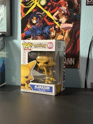 Funko POP Games - Alakazam #855 Pokemon Funko Pop Yellow Brand New In Box