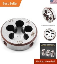 1/2-28 UNEF Right Hand Thread Die - Alloy Steel, Precision Tool for Threading