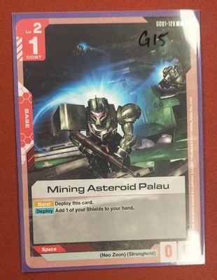 Gundam Card Game Mining Asteroid Palau GD01-128 - Newtype Rising