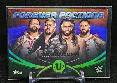 WWE The Bloodline Topps Universe 2024 FF Forever Fractions Wrestling Otc Roman 