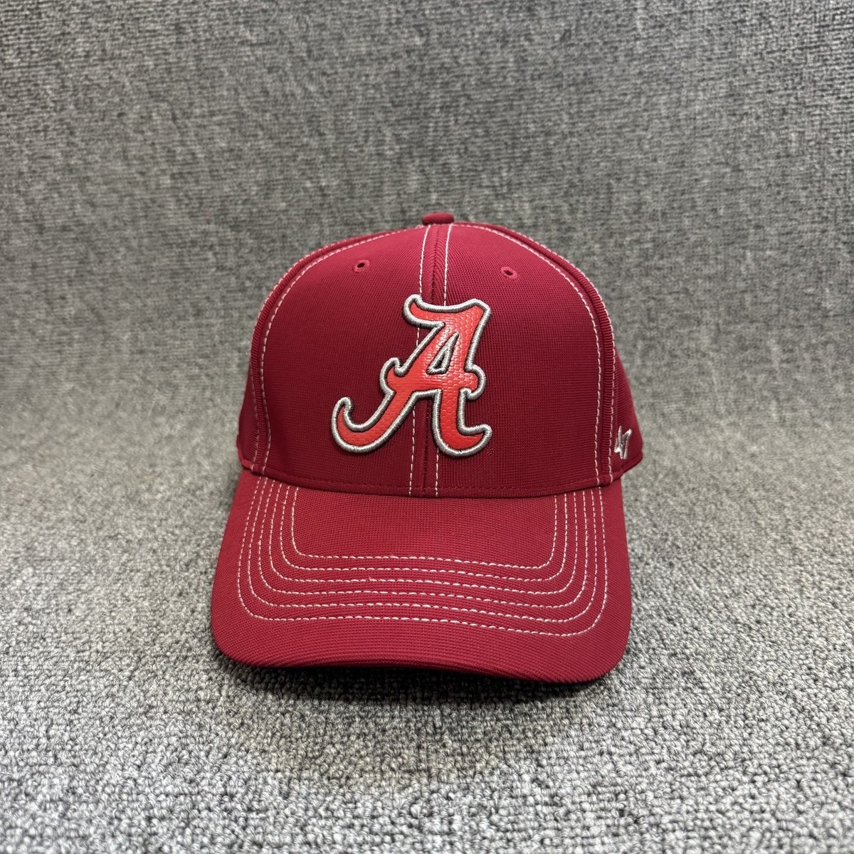 '47 Brand Alabama Crimson Tide Baseball Cap Strapback Crimson Hat NCAA