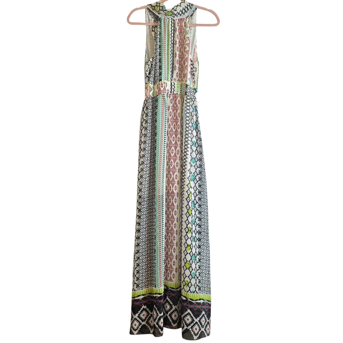 ark & co maxi dress ark & co maxi dress Women's Drawn To The Horizon Navy Multi Print Short Sleeve Maxi Dress