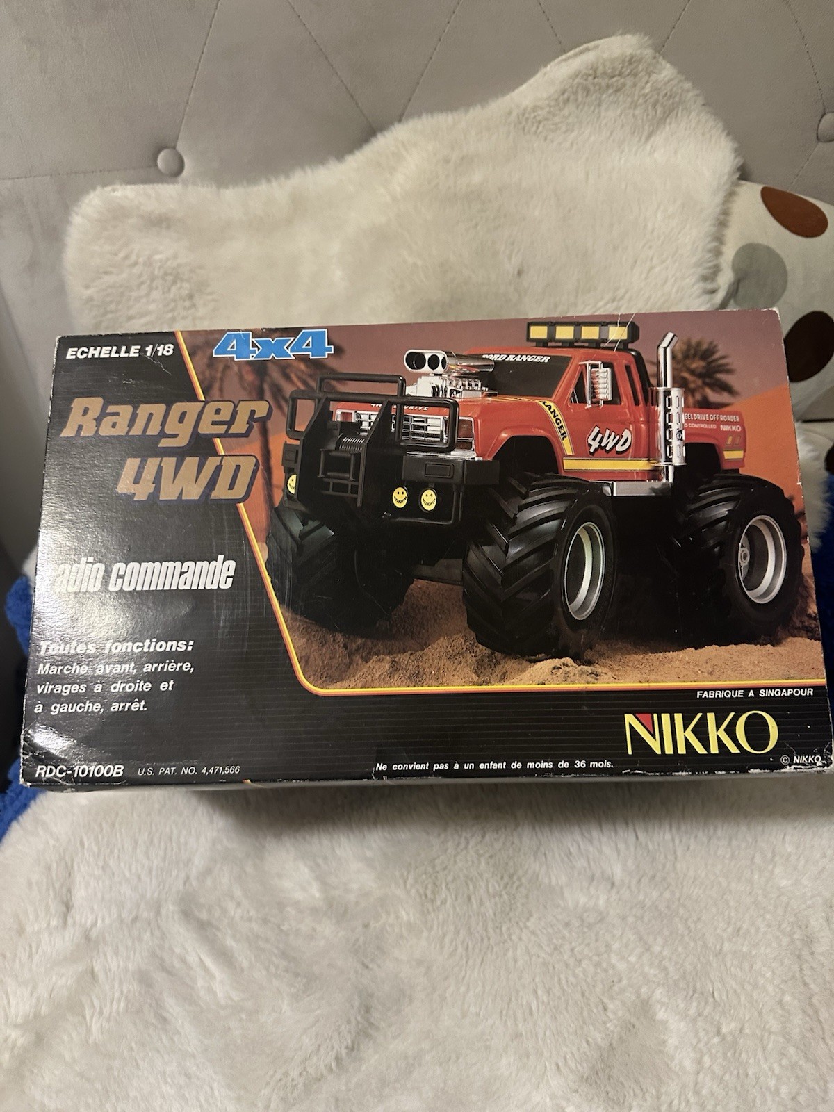 Vintage Nikko RC 4x4 Ford Ranger 1983 High & Low Speed - Rare - B54