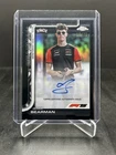 2025 Topps Chrome F1 Oliver Bearman RC Autograph Auto Black 06/10 #CAC-BEA