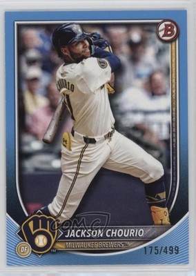 2025 Bowman Sky Blue 175/499 Jackson Chourio #11 o7m